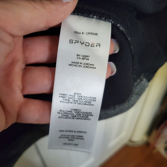 EUC Spyder Outbound Half-Zip Midweight Core Sweater Pullover - Picture 11 of 12